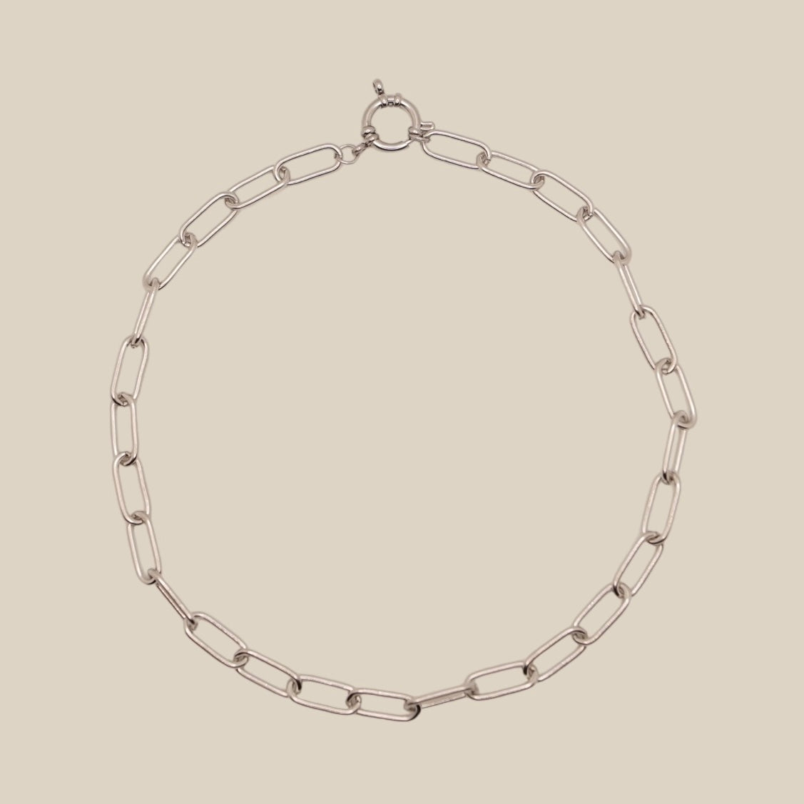 Basic-Chain Large Silber